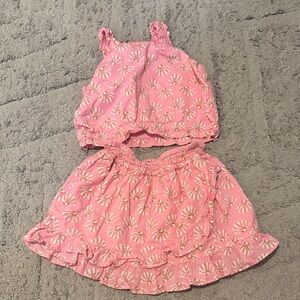 Crewcuts Pink Floral Kids Matching Set